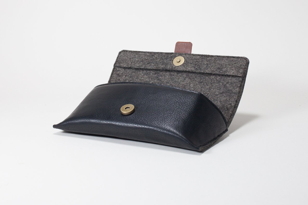 KSP014H Felt with Flap PU Black/Brown - Image 2