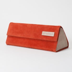 FF62C Faux Suede Orange Brown