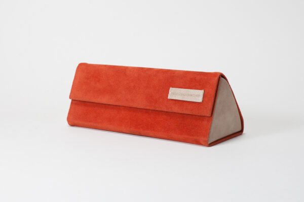 FF62C Faux Suede Orange Brown