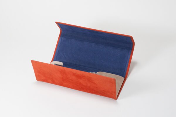 FF62C Faux Suede Orange Brown - Image 2