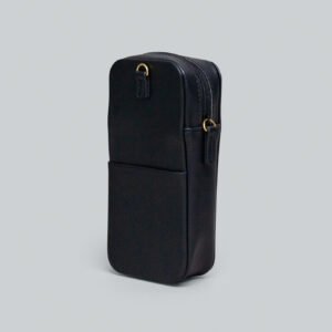 KSP087 Zipper PU Black