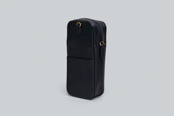 KSP087 Zipper PU Black