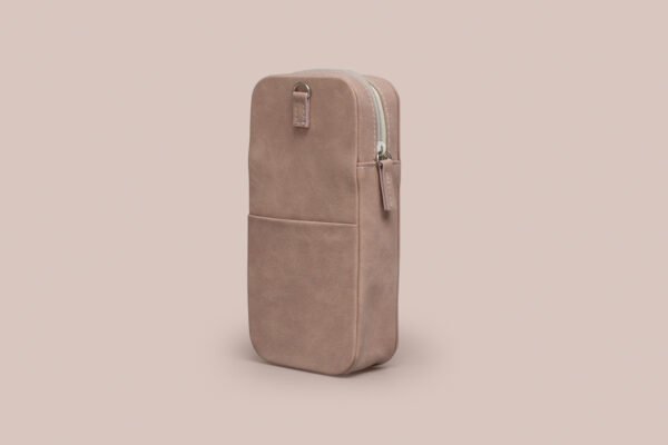 KSP087 Pink PU Zipper Case
