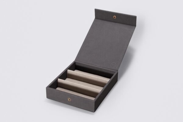 Display Box 3 Inserts Storage Black