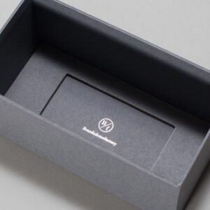 Concave Bottom Paperbox Grey