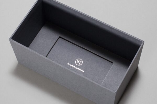 Concave Bottom Paperbox Grey