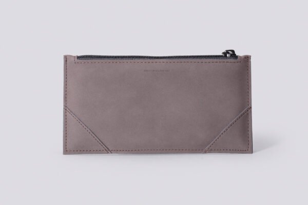 KSP045 Zipper Case PU Dark Brown