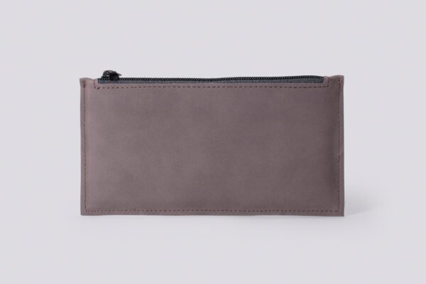 KSP045 Zipper Case PU Dark Brown - Image 2