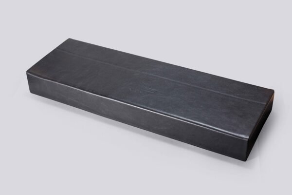 Display Box with 9 Inserts Storage Leather-Like PU Black - Image 2