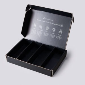 Home try-on paper box #718 Black