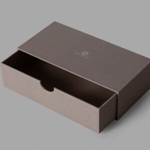 Front Boxslider with finger hole for KSP005 Grey Faux Leather