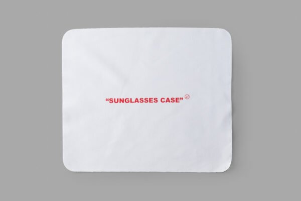 Lens cloth with round angle_300g White