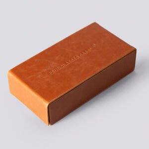 Display Box_1 Insert Storage Leather-like Brown