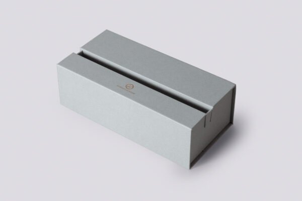 Two-slotted Paper Box KSP005 Light Grey