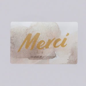 Print Card Translucent Card Translucent