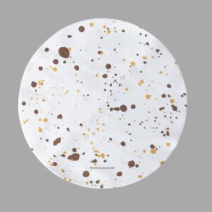 Rounded Lens Cloth 230g White