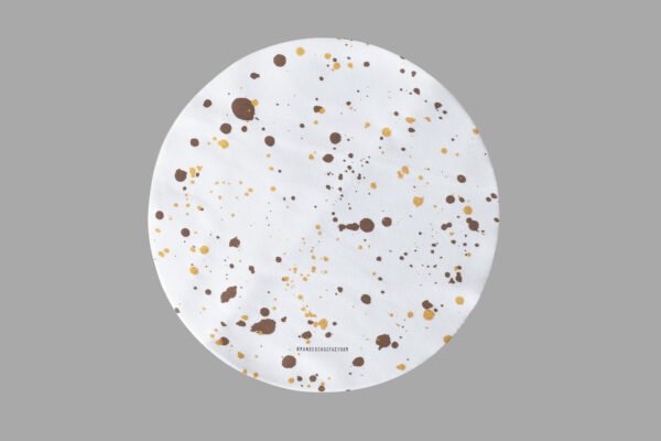 Rounded Lens Cloth 230g White