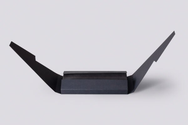 Interlock Paper Box with Window Black - Image 3