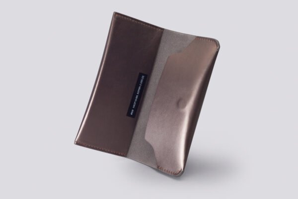 KSP081-2 Leather-like PU Copper Grey Case - Image 2