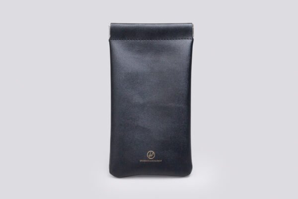 Spring top pouch 3 PU Black