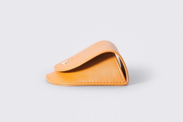 KSP036 Folded Pouch PU Light Brown - Image 2