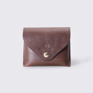 KSP034 Folded Pouch Dark Brown