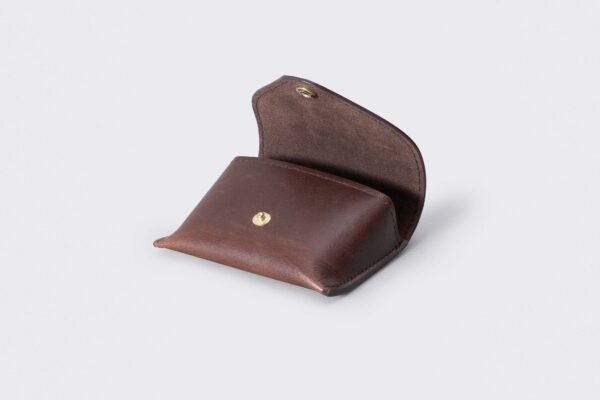 KSP034 Folded Pouch Dark Brown - Image 3