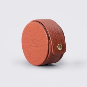HK0040-1 Lens Case Pebble PU Brown