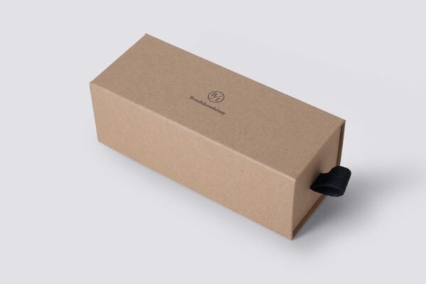 Drawer paper box Kraft Brown