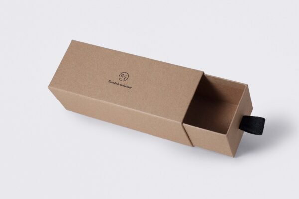 Drawer paper box Kraft Brown - Image 2